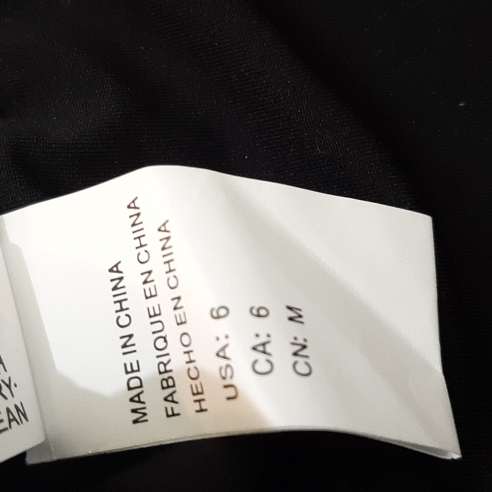 Cocoship Halter Top black & white size 6 - Picture 6 of 7